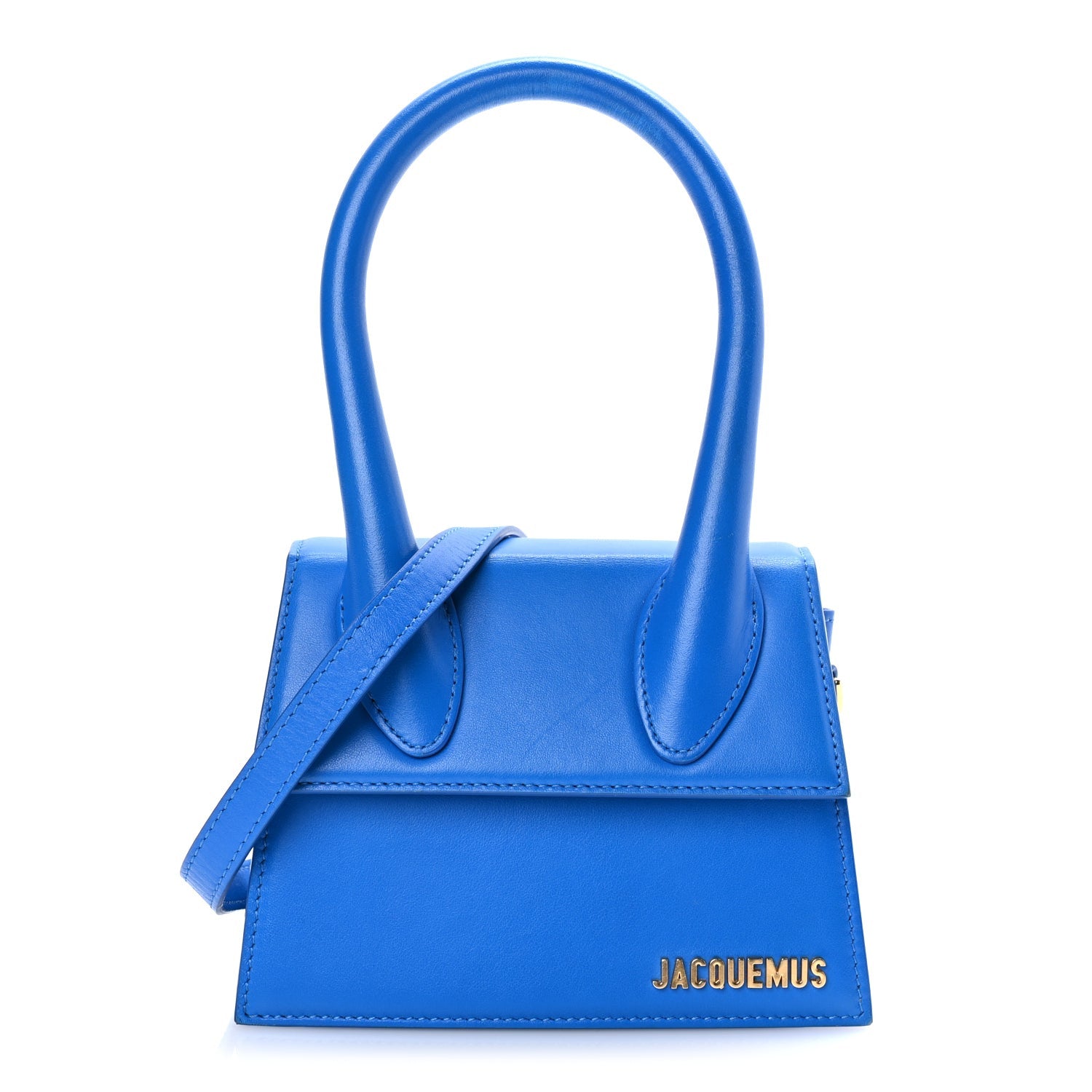 Jacquemus Smooth Calfskin Le Chiquito Moyen Bambino Blue 1 of 8
