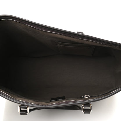 Gucci GG Supreme Monogram Medium Zippered Tote Dark Brown 5 of 10