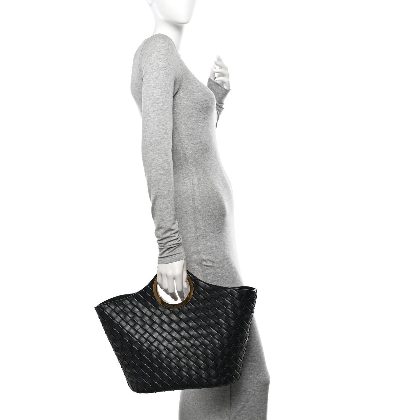 Calfskin Intrecciato Picnic Black