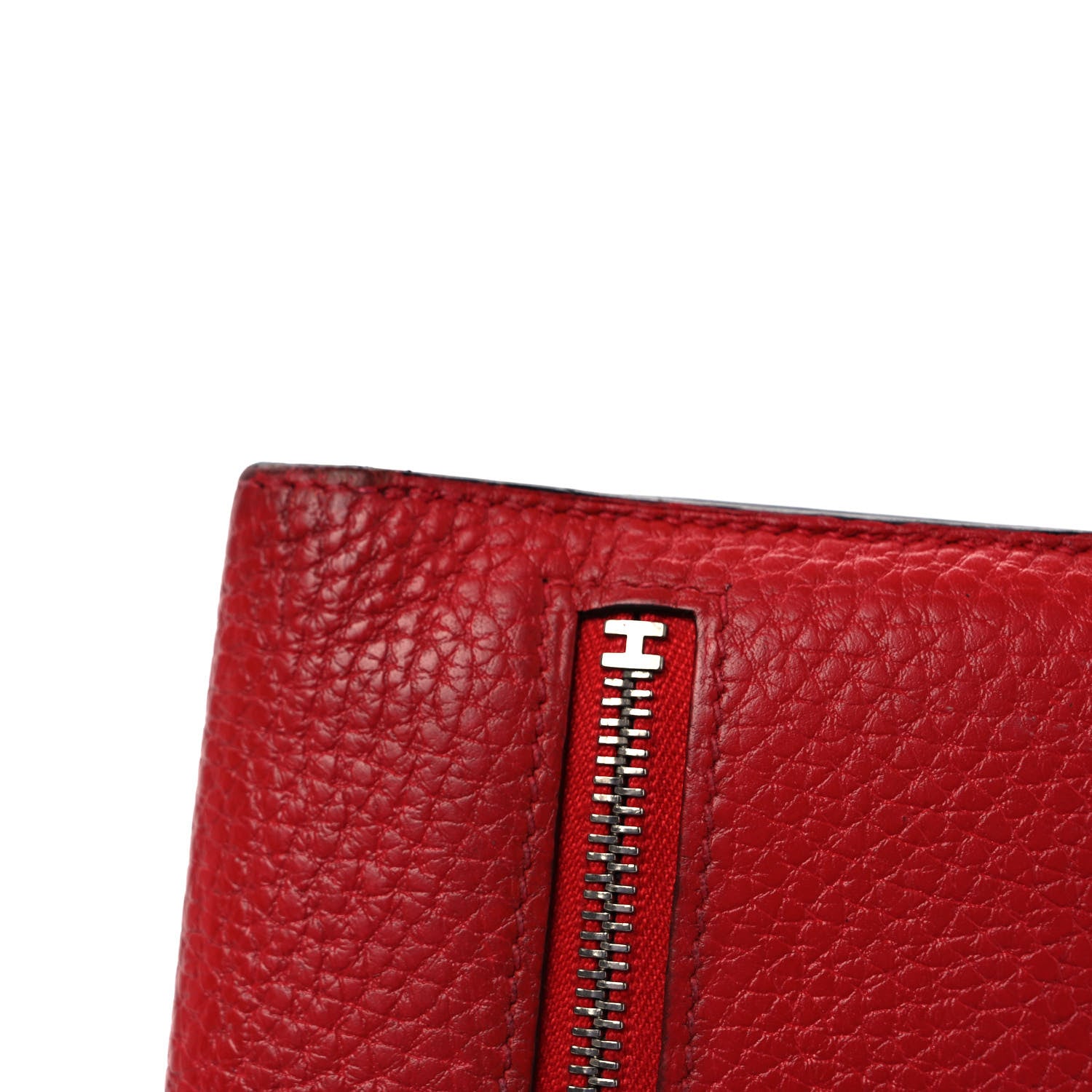 Hermes Togo Dogon Wallet Rouge Casaque 9 of 11