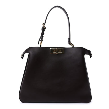 Fendi Vitello Medium Soft Peekaboo Mogano 1 of 7