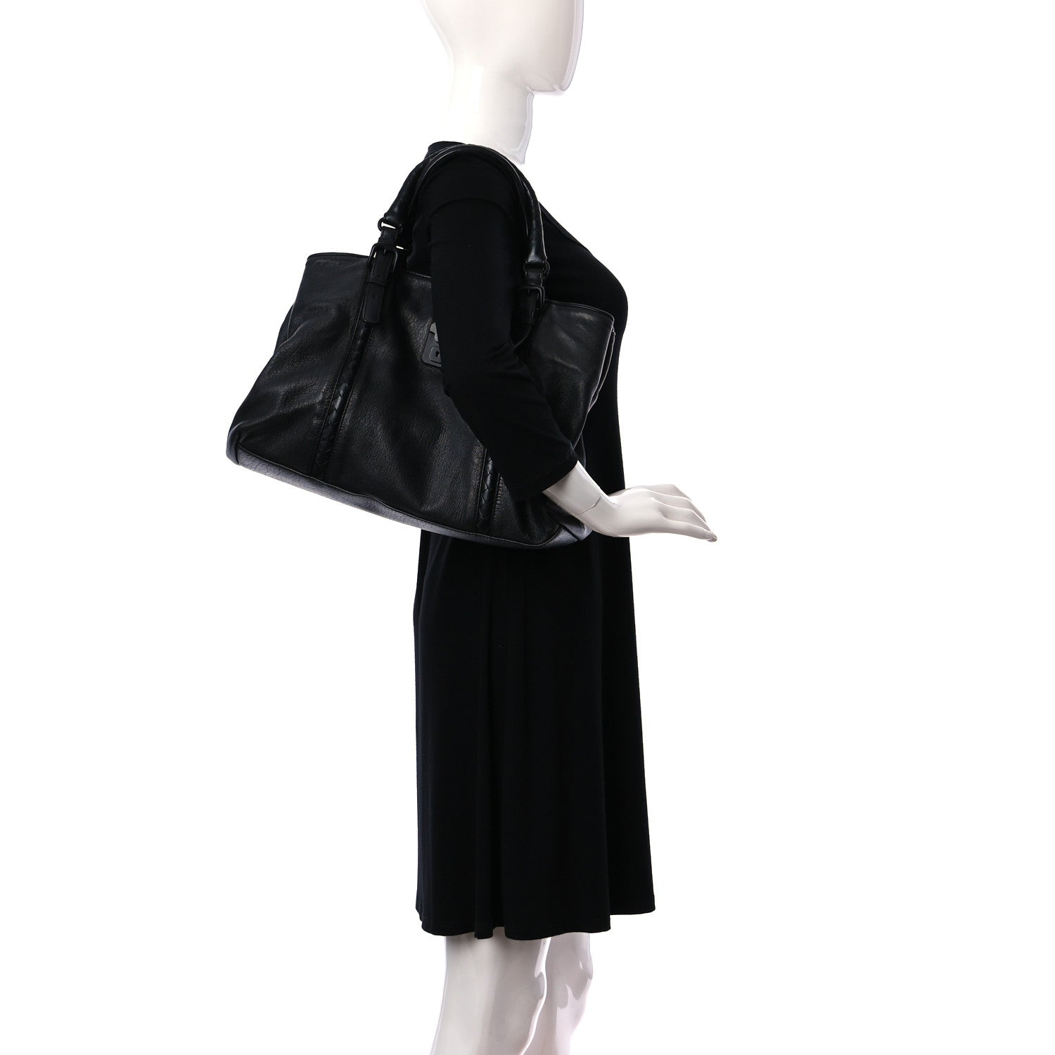 Bottega Veneta Nappa Roma Tote Black 2 of 9