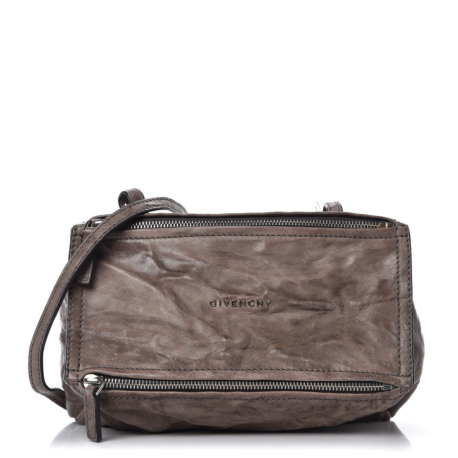 Givenchy Tumbled Sheepskin Mini Pandora Charcoal 1 of 10