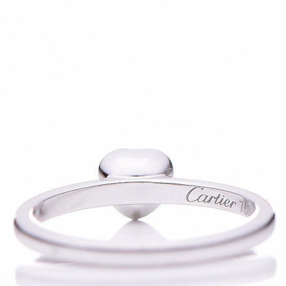Cartier 18K White Gold Diamond D'Amour Heart Ring 48 4.5 6 of 6