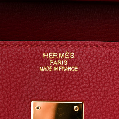 Hermes Togo Birkin 35 Rouge Grenat 6 of 17