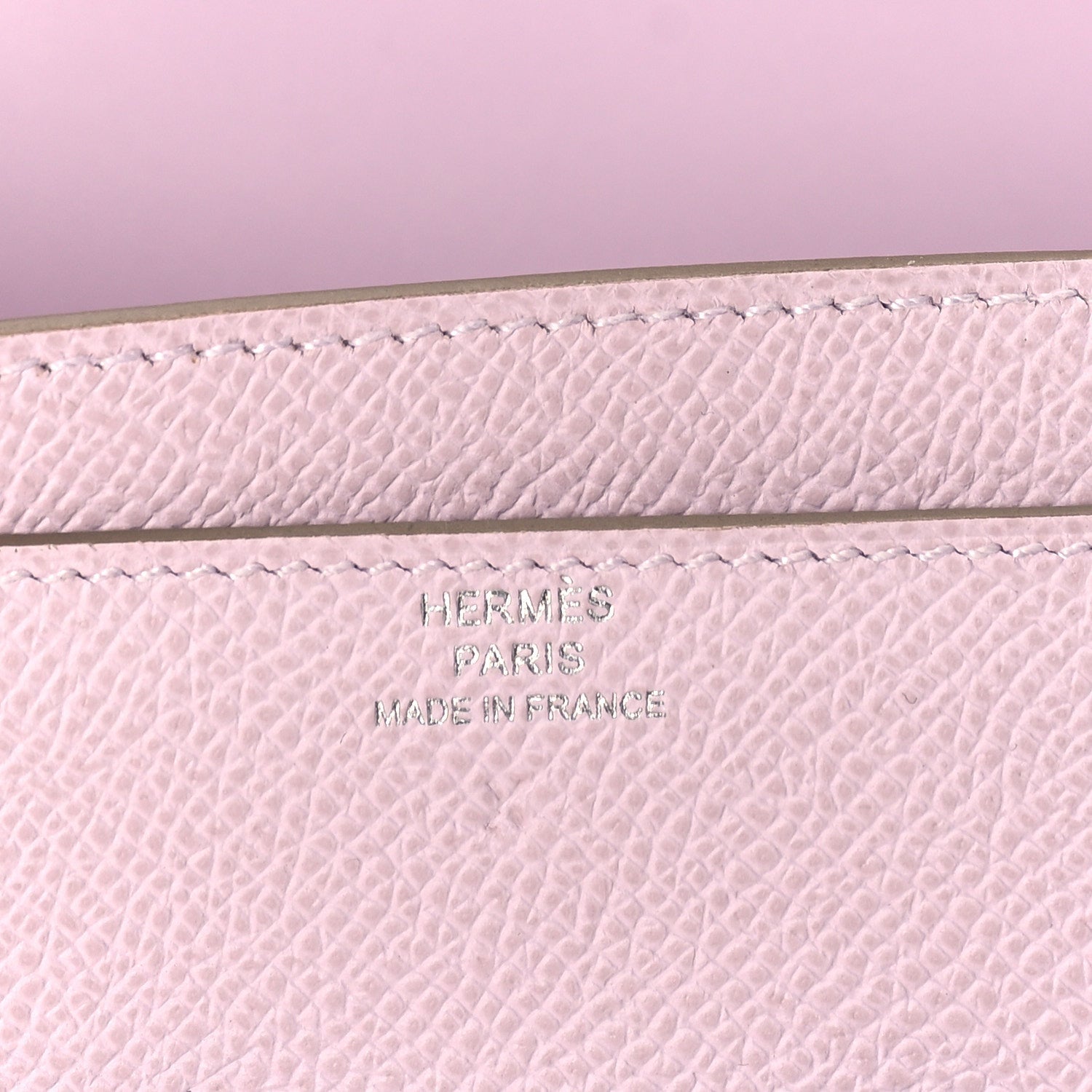 Hermes Epsom Constance Wallet To Go Mauve Pale 5 of 8