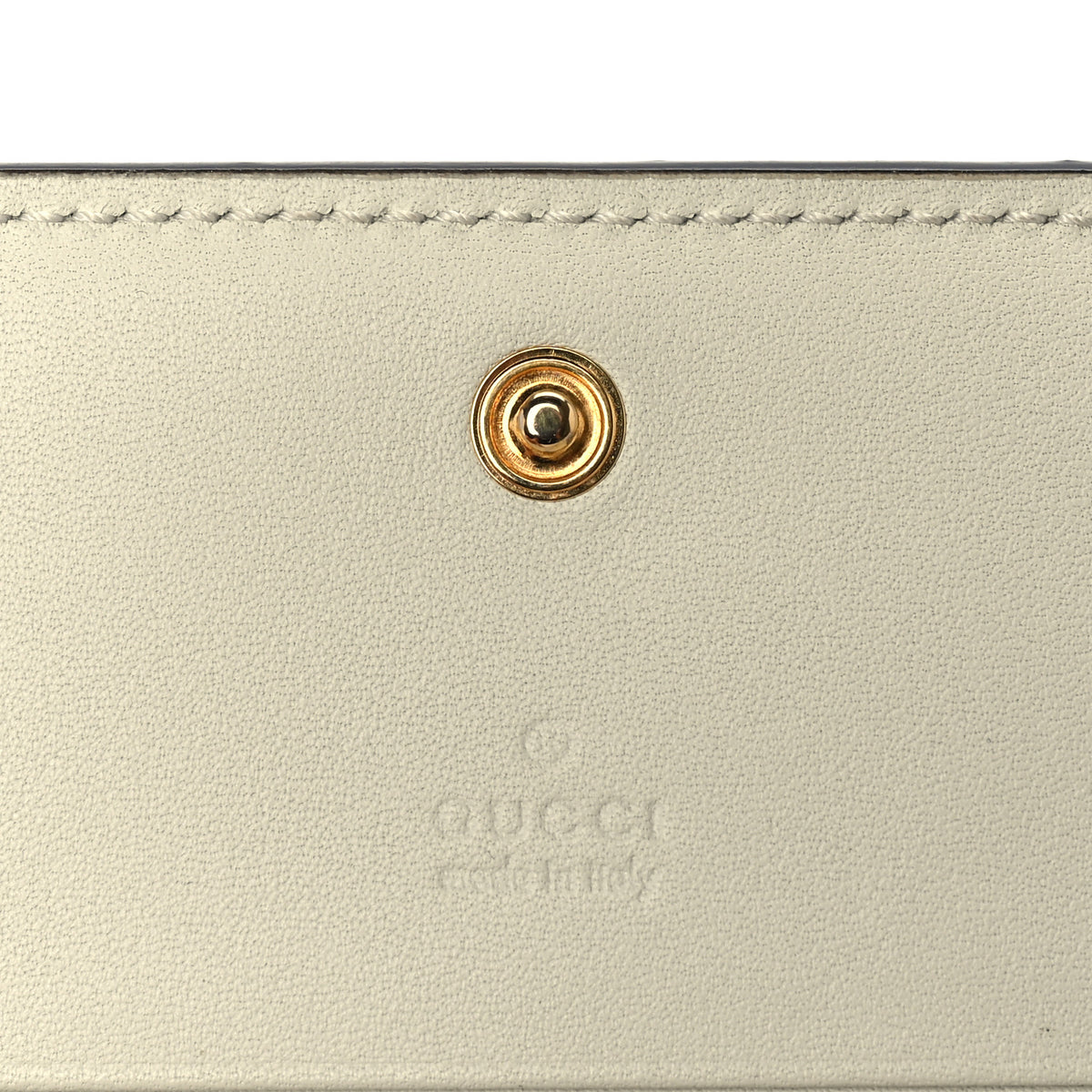 Gucci Crocodile GG Marmont Card Case White 6 of 7