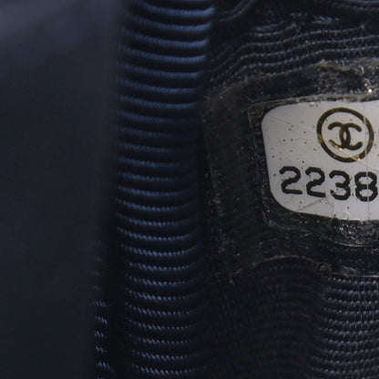 Chanel Washed Denim Quilted Reissue Camera Case Black 6 of 9