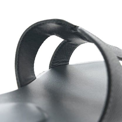 Hermes Epsom Oran Sandals 36 Gris Antarctique 9 of 9
