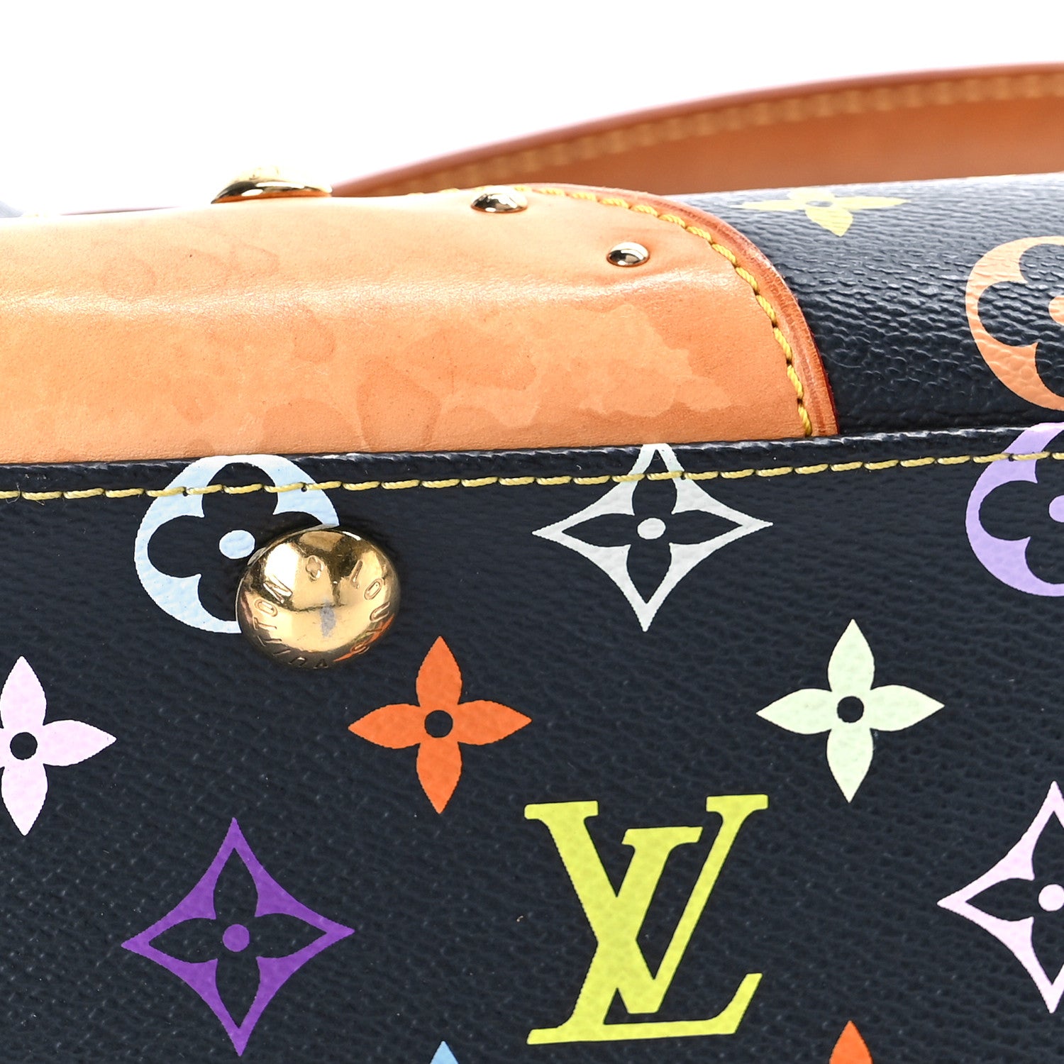 Louis Vuitton Monogram Multicolor Beverly MM Black 9 of 17