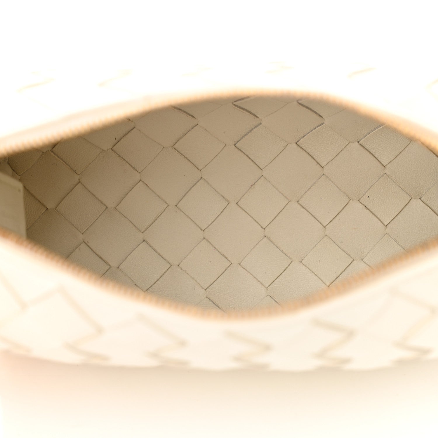 Bottega Veneta Nappa Intrecciato Metallic Knot Mini Loop Camera Bag Bone 5 of 9