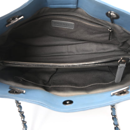 Chanel Calfskin Medium Stitch It Tote Blue 5 of 10