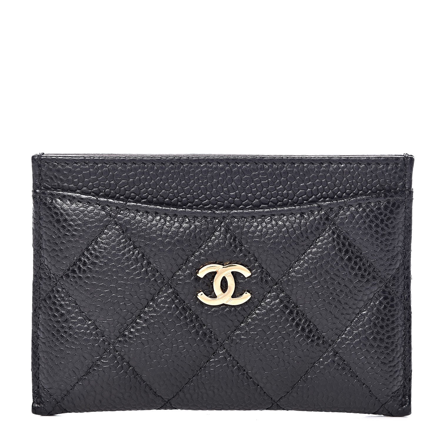 Chanel Caviar Quilted Card Holder Black 1 of 13