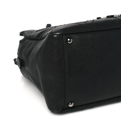 Chanel Calfskin Small Diamond Stitch Tote Black 9 of 11