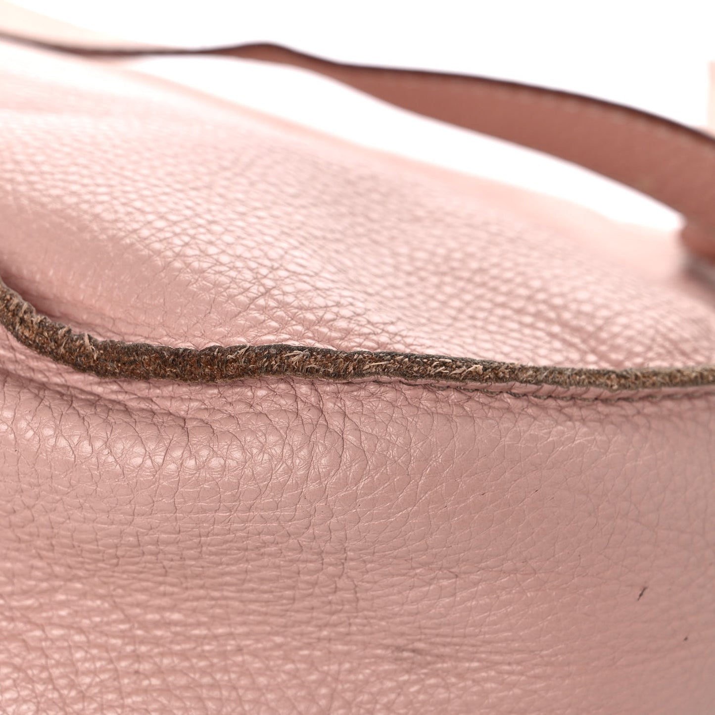 Calfskin Medium Marcie Round Zip Crossbody Blush Nude