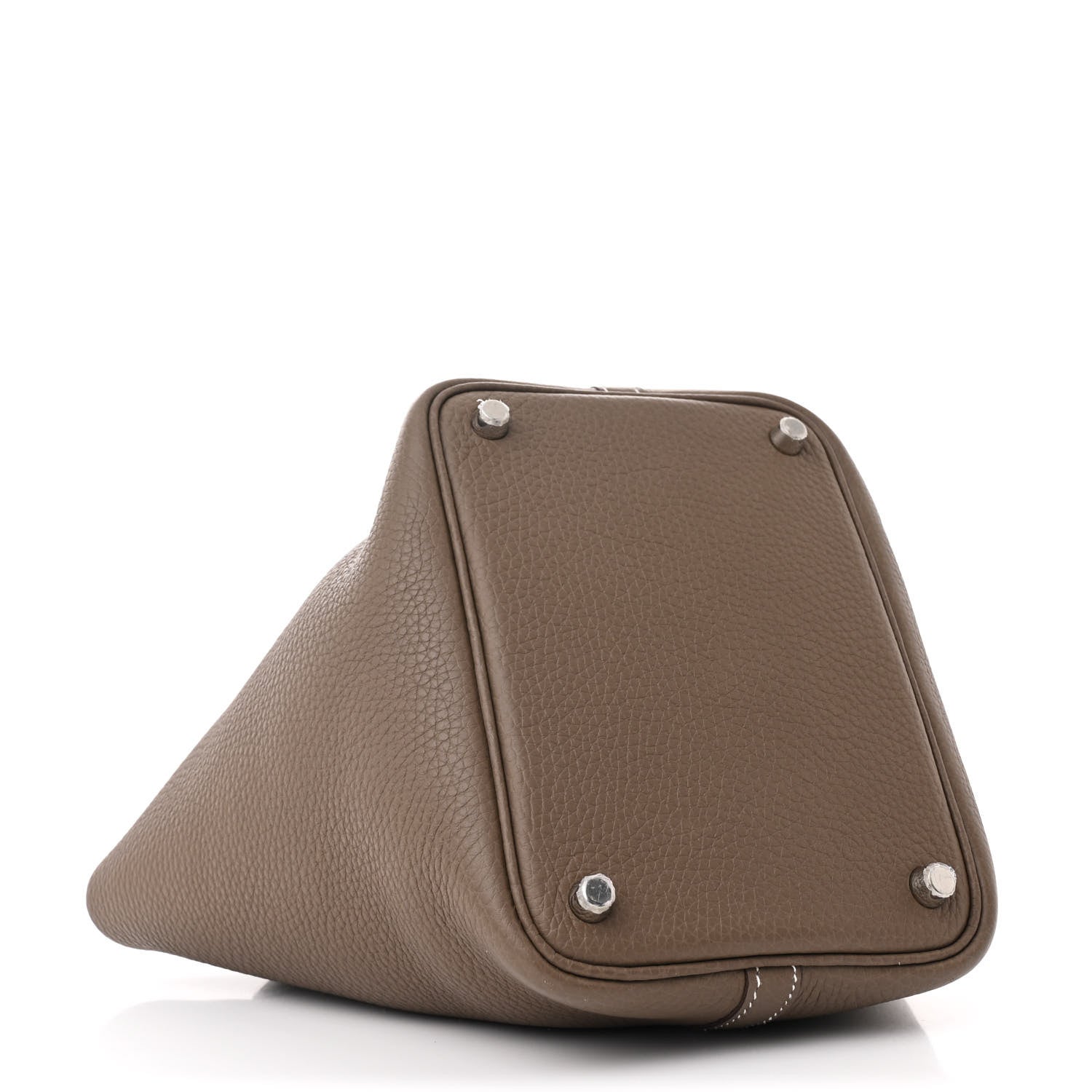 Hermes Taurillon Clemence Picotin Lock 18 PM Etoupe 4 of 10