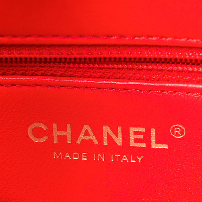 Chanel Lambskin Chevron Quilted Medium Trendy CC Flap Red 6 of 9