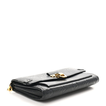 Louis Vuitton Empreinte Vavin Chain Wallet Black 4 of 7