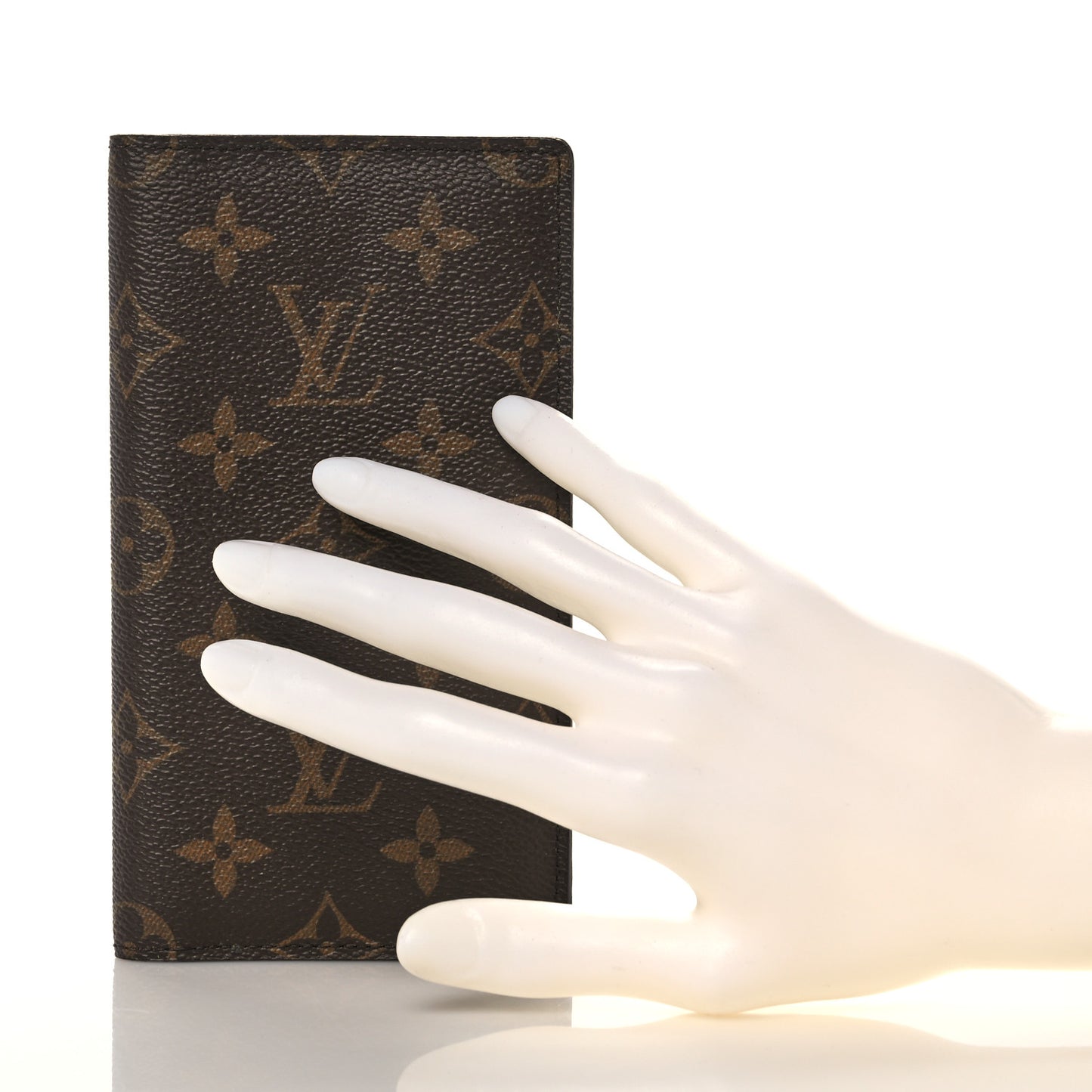 Monogram Checkbook Holder Case Wallet