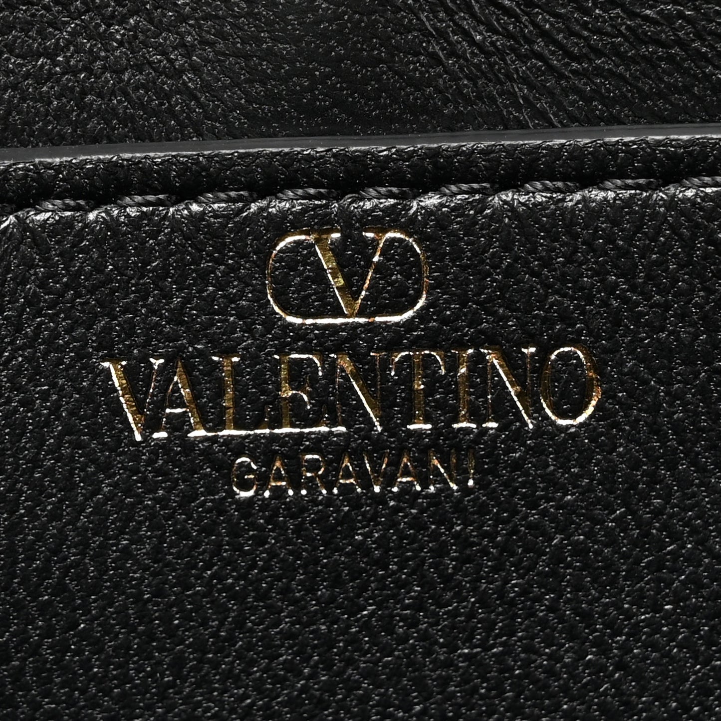 Brushed Calfskin Rockstud Flip Lock Chain Shoulder Bag Black