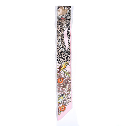 Hermes Silk Jungle Love Love Twilly Rose Pale Etoupe 4 of 4