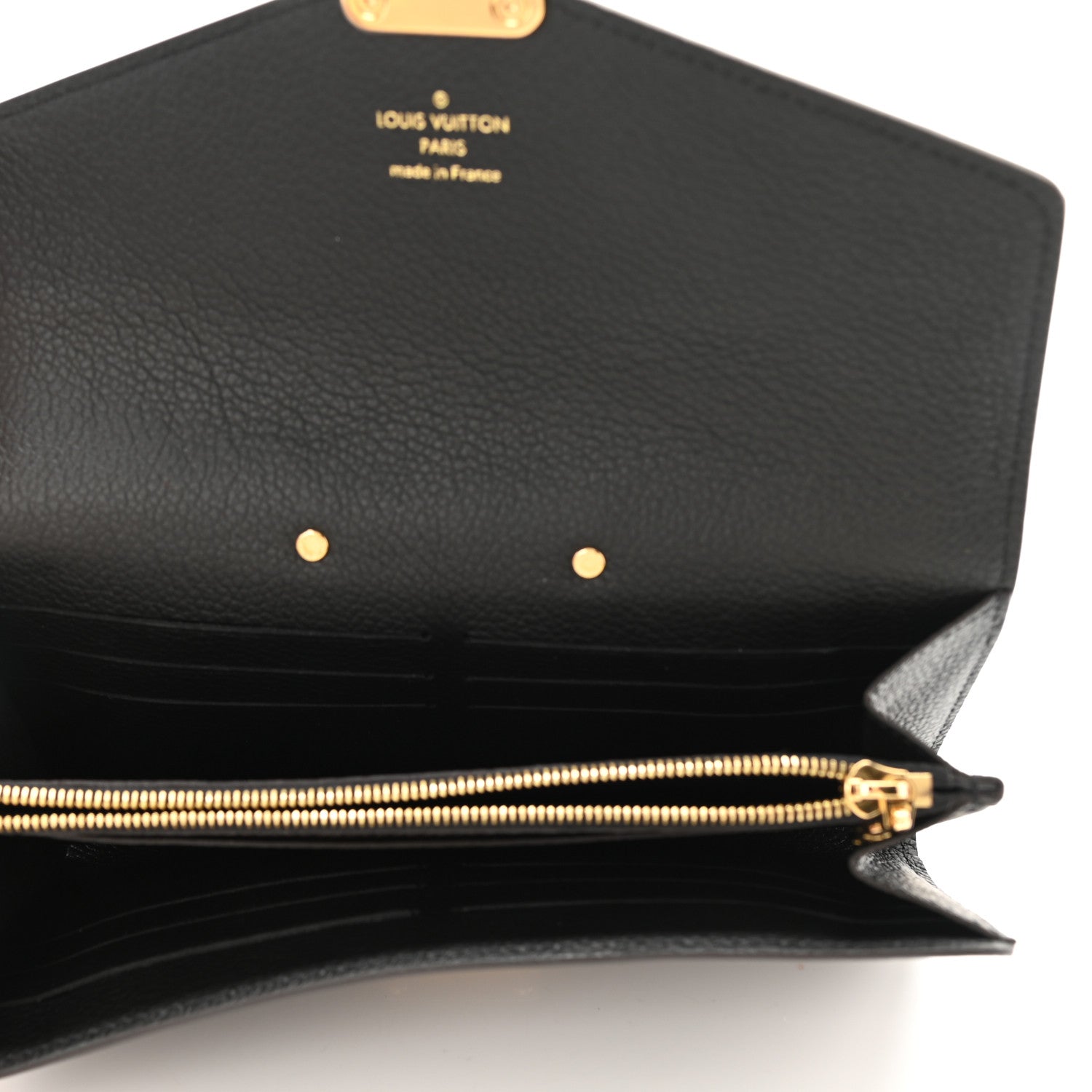 Louis Vuitton Monogram Pallas Wallet Black 5 of 6