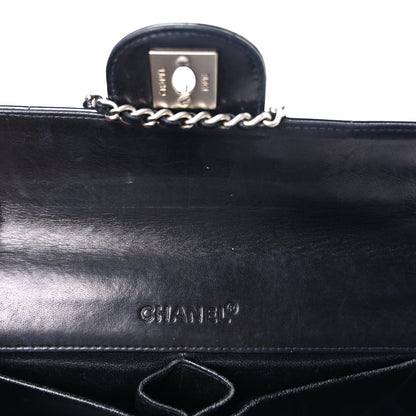 Chanel Patent Quilted East West Chocolate Bar Flap Black 5 of 8
