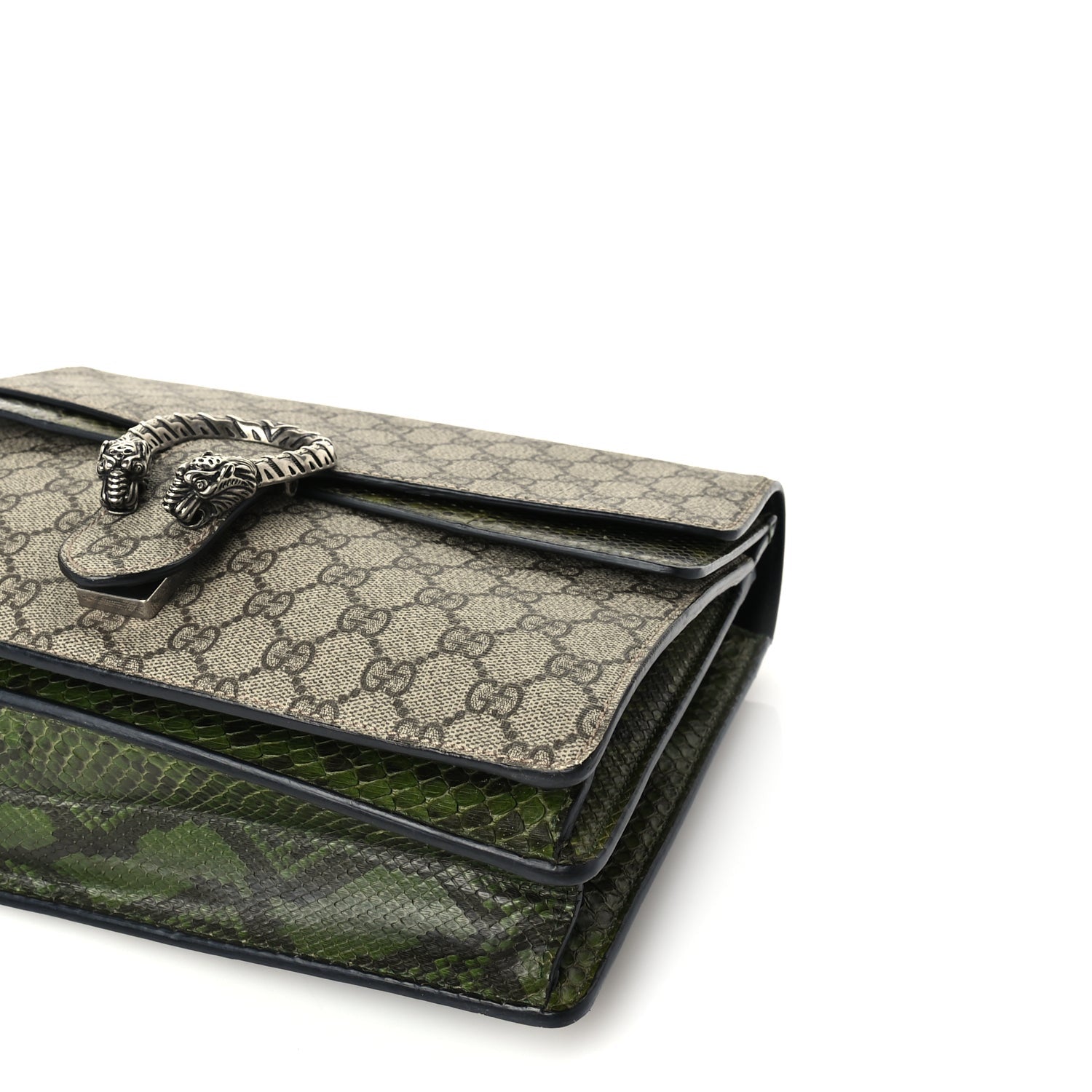 Gucci GG Supreme Monogram Snakeskin Medium Dionysus Shoulder Bag  Brown 8 of 8