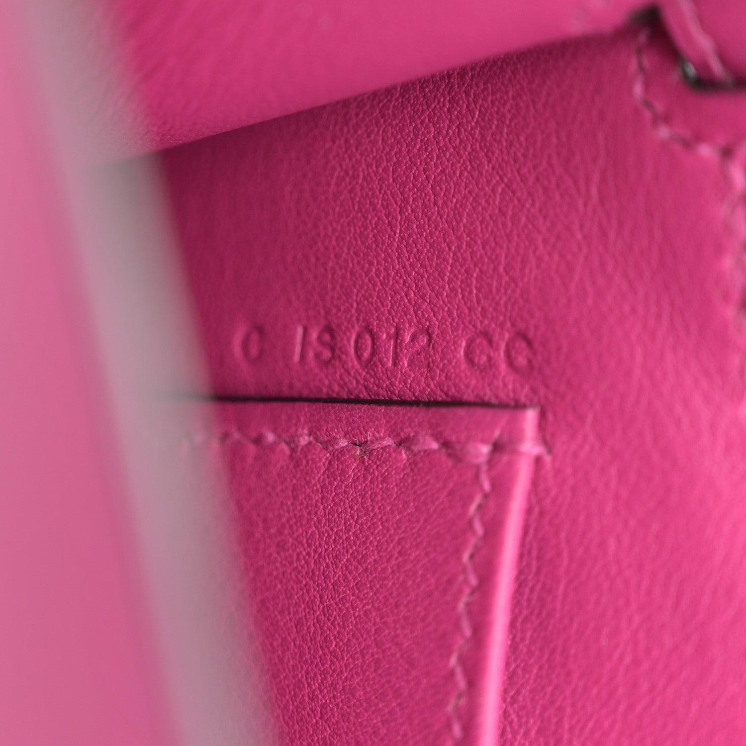 Hermes Swift Kelly Pochette Clutch Rose Pourpre 7 of 11