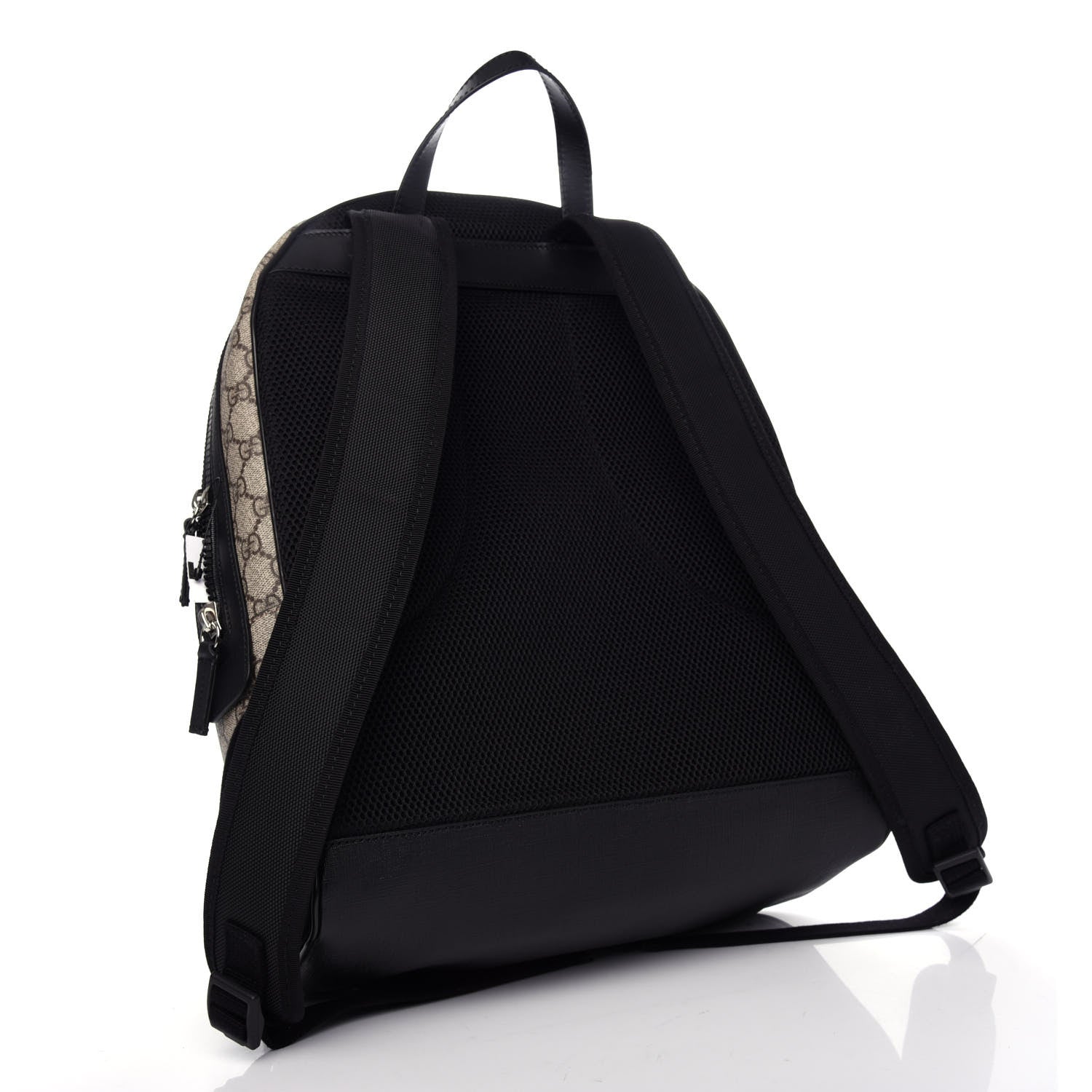 Gucci GG Supreme Monogram Medium Backpack Black 2 of 9