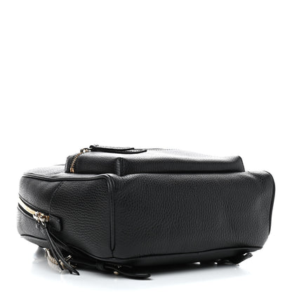 Gucci Pebbled Calfskin Soho Chain Backpack Black 4 of 10