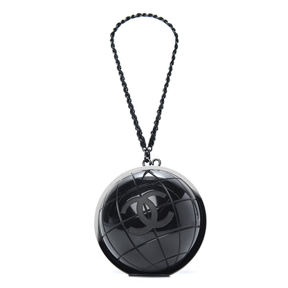 Chanel Plexiglass Around The World Clutch Black 1 of 8