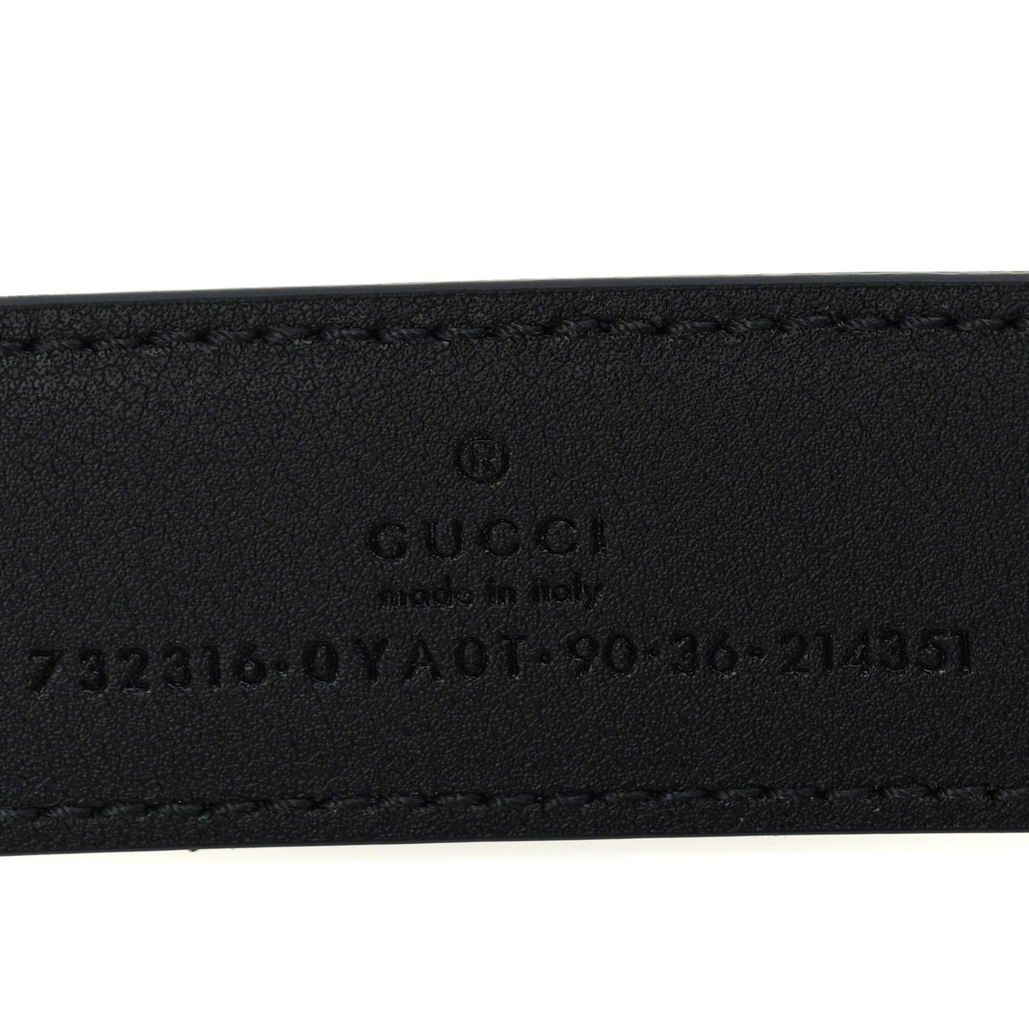 Calfskin Buckle Belt 90 36 Black