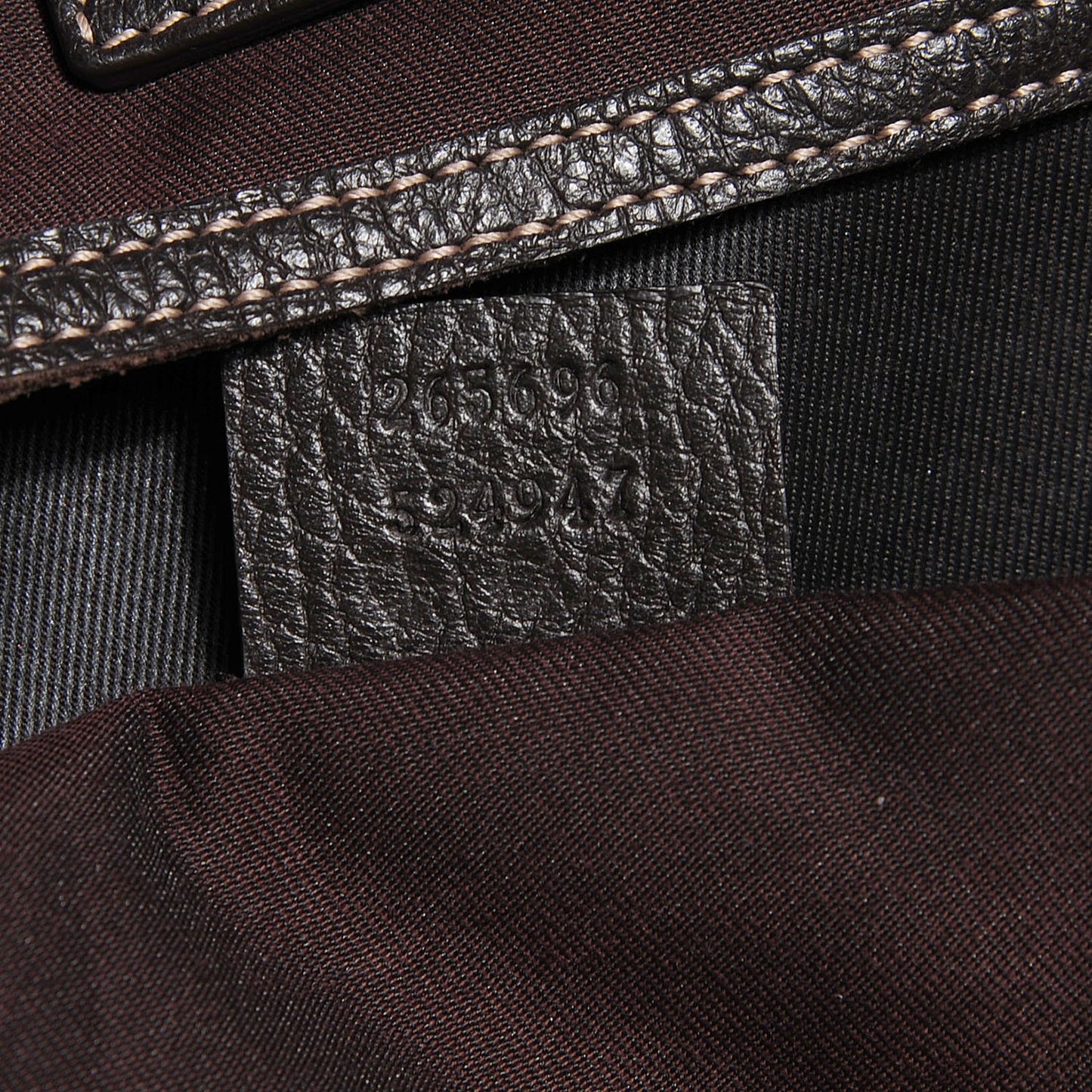 Crystal Monogram Large Joy Tote Beige Ebony Testa di Moro