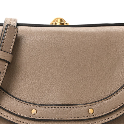 Chloe Calfskin Small Nile Bracelet Minaudiere Bag Motty Grey 8 of 10