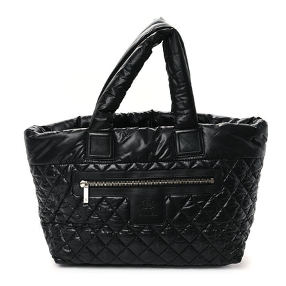 Chanel Nylon Quilted Large Coco Cocoon Tote Black 1 of 7