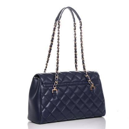 Chanel Lambskin Misia Camera Case Flap Navy Blue 3 of 8