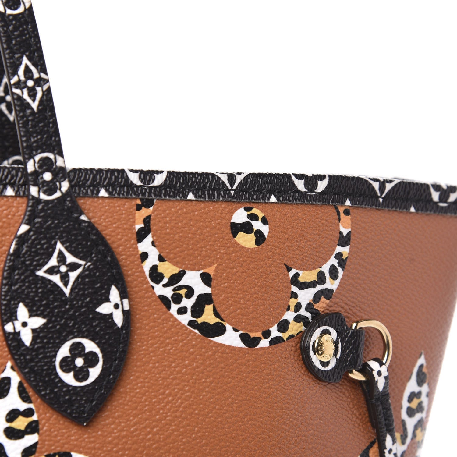 Louis Vuitton Monogram Giant Jungle Neverfull MM Black 12 of 13