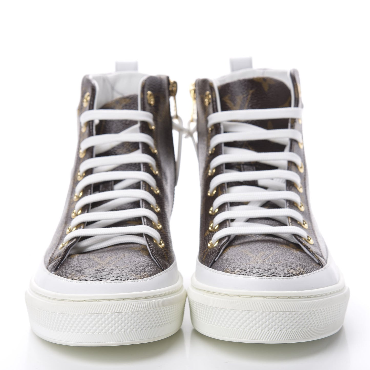 Patent Monogram Stellar Sneaker Boots 38