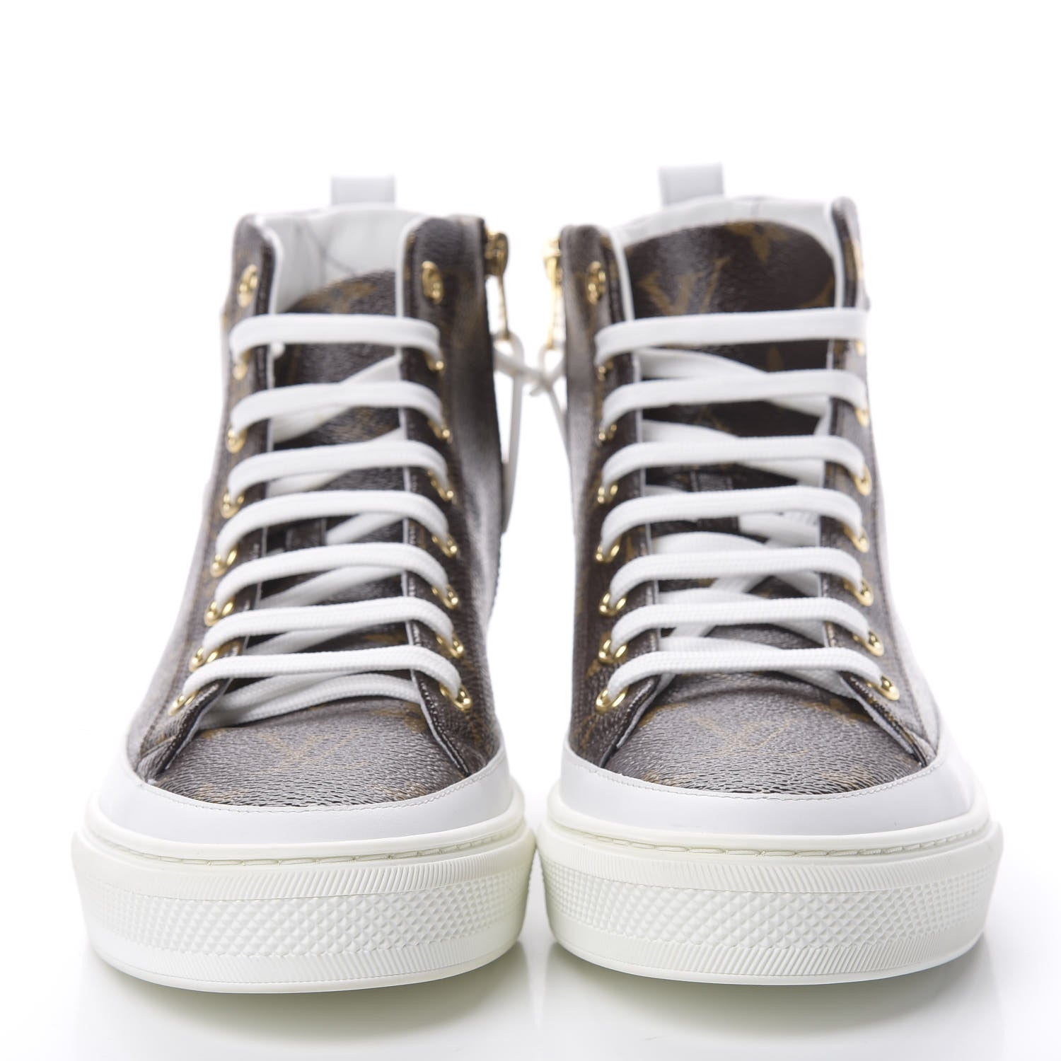 Louis Vuitton Patent Monogram Stellar Sneaker Boots 38 2 of 12