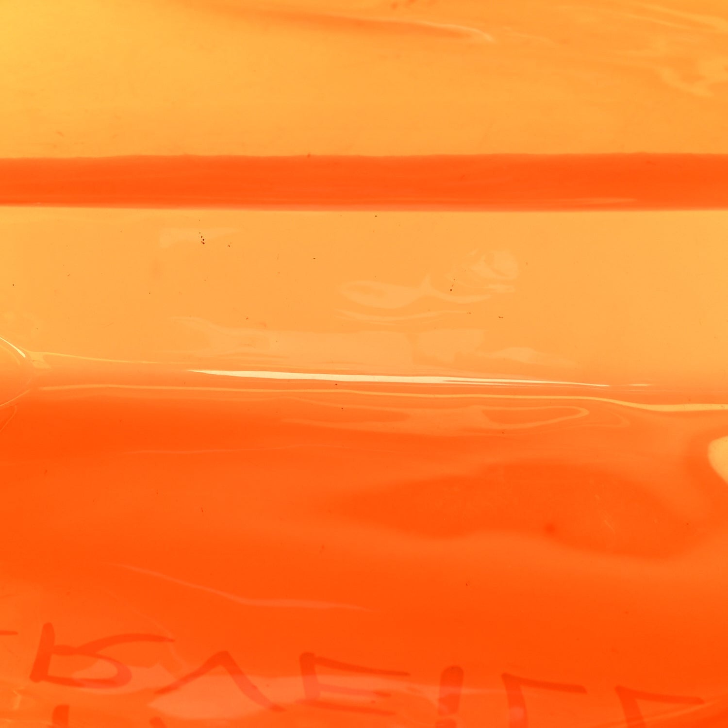 Hermes Vinyl Souvenir De L'Exposition Kelly  Orange 4 of 8