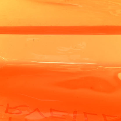 Hermes Vinyl Souvenir De L'Exposition Kelly  Orange 4 of 8