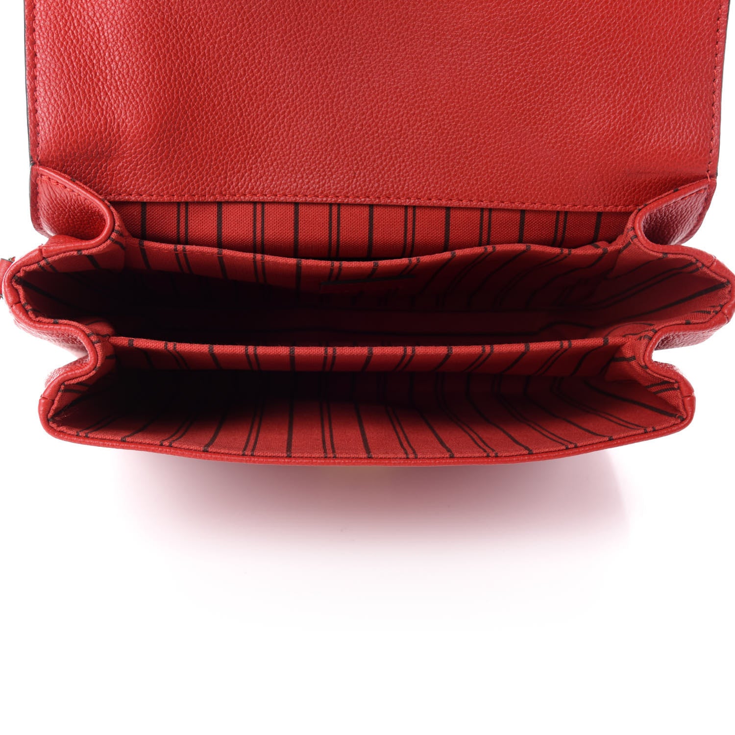 Louis Vuitton Empreinte Pochette Metis Scarlet 5 of 10