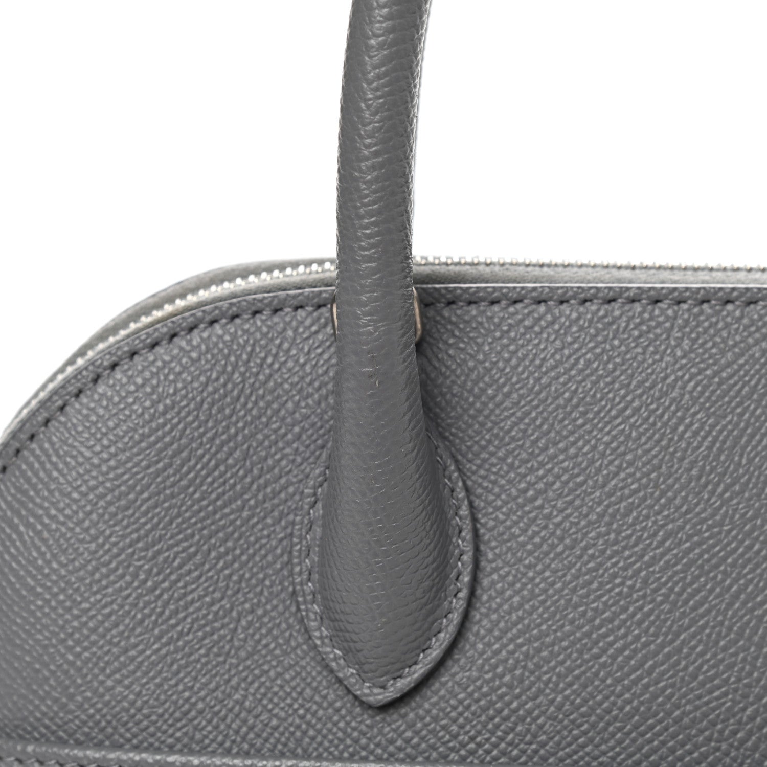 Balenciaga Grained Calfskin S Ville Top Handle Bag Gris Glace 12 of 14