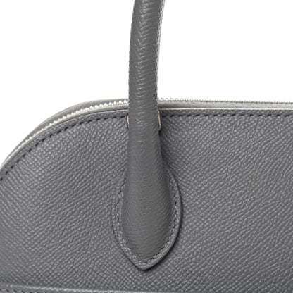 Balenciaga Grained Calfskin S Ville Top Handle Bag Gris Glace 12 of 14