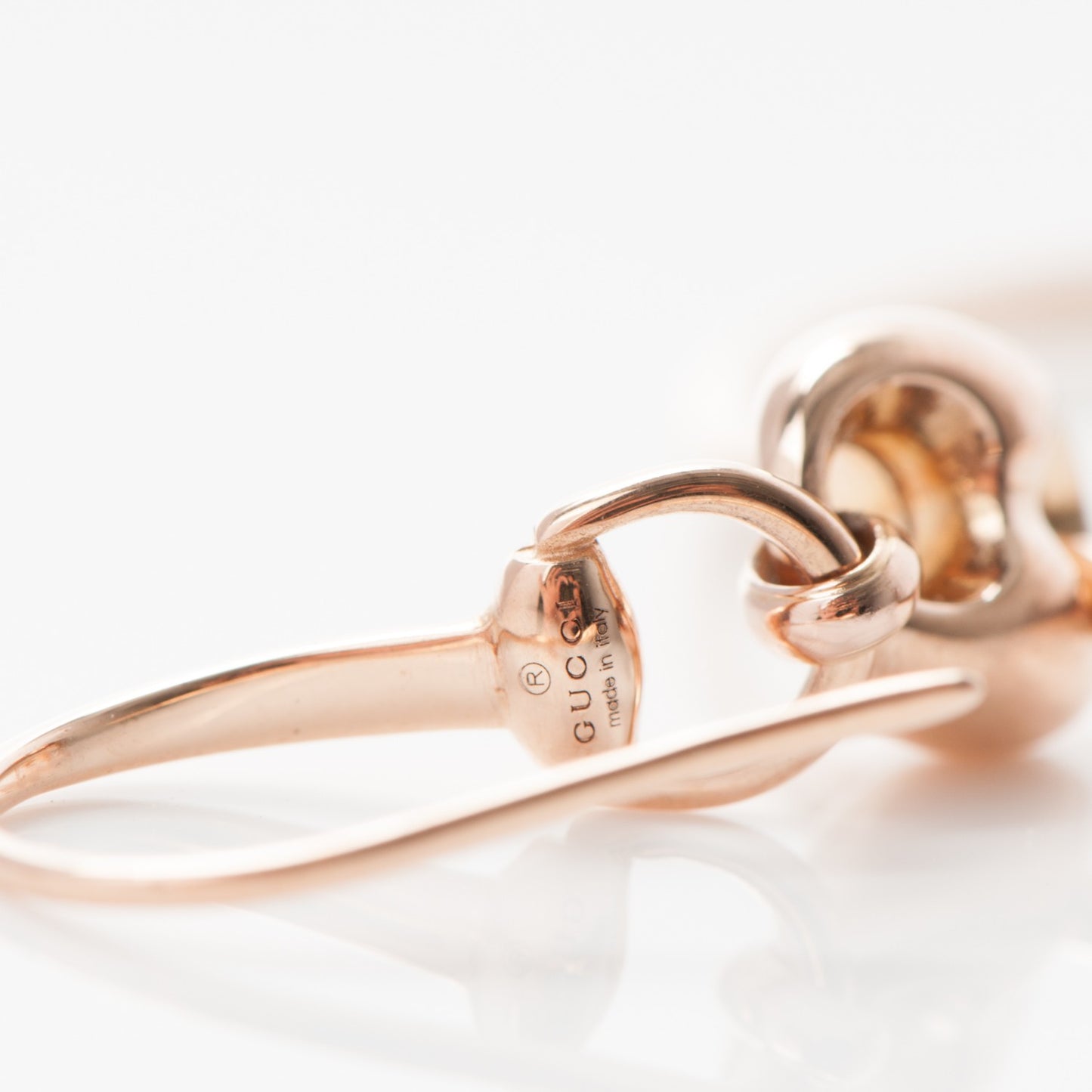 18K Rose Gold Marina Hoop Earrings
