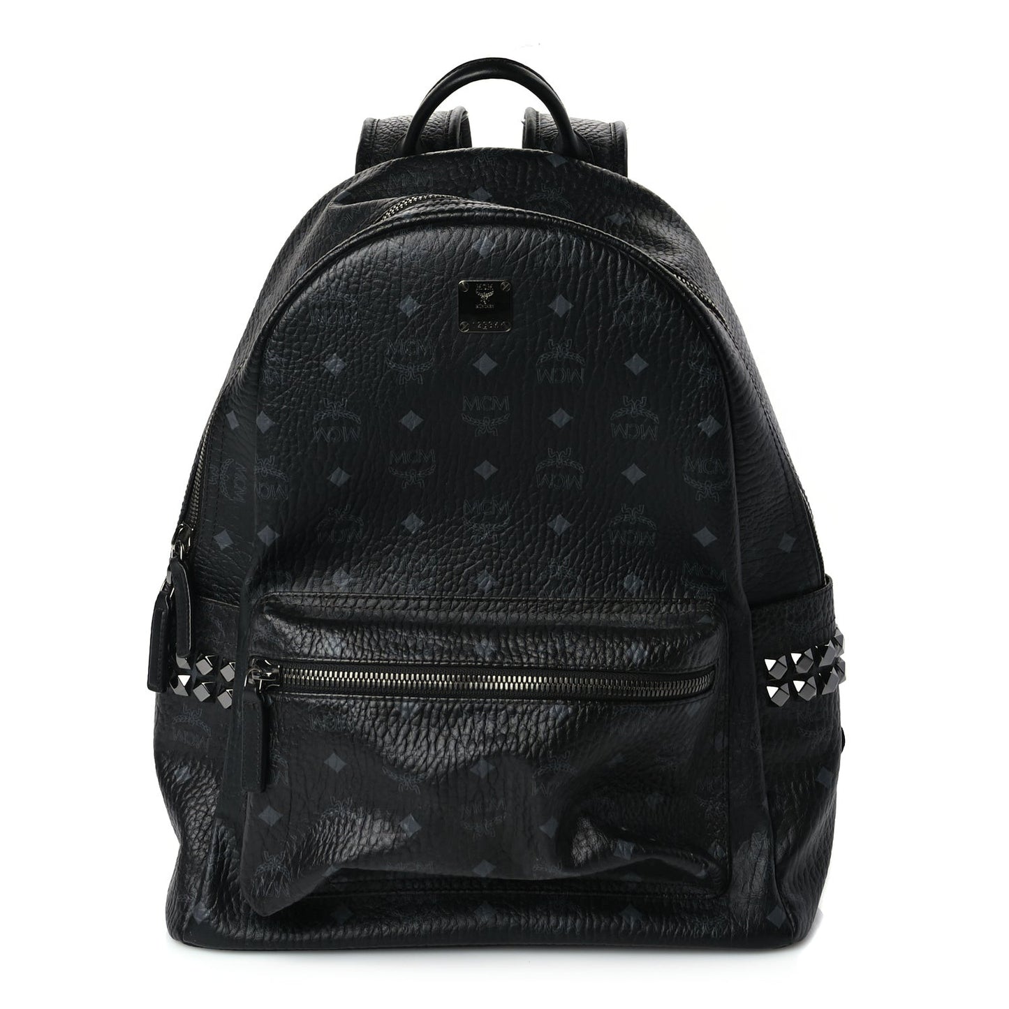 Visetos Medium Side Studs Stark Backpack Black