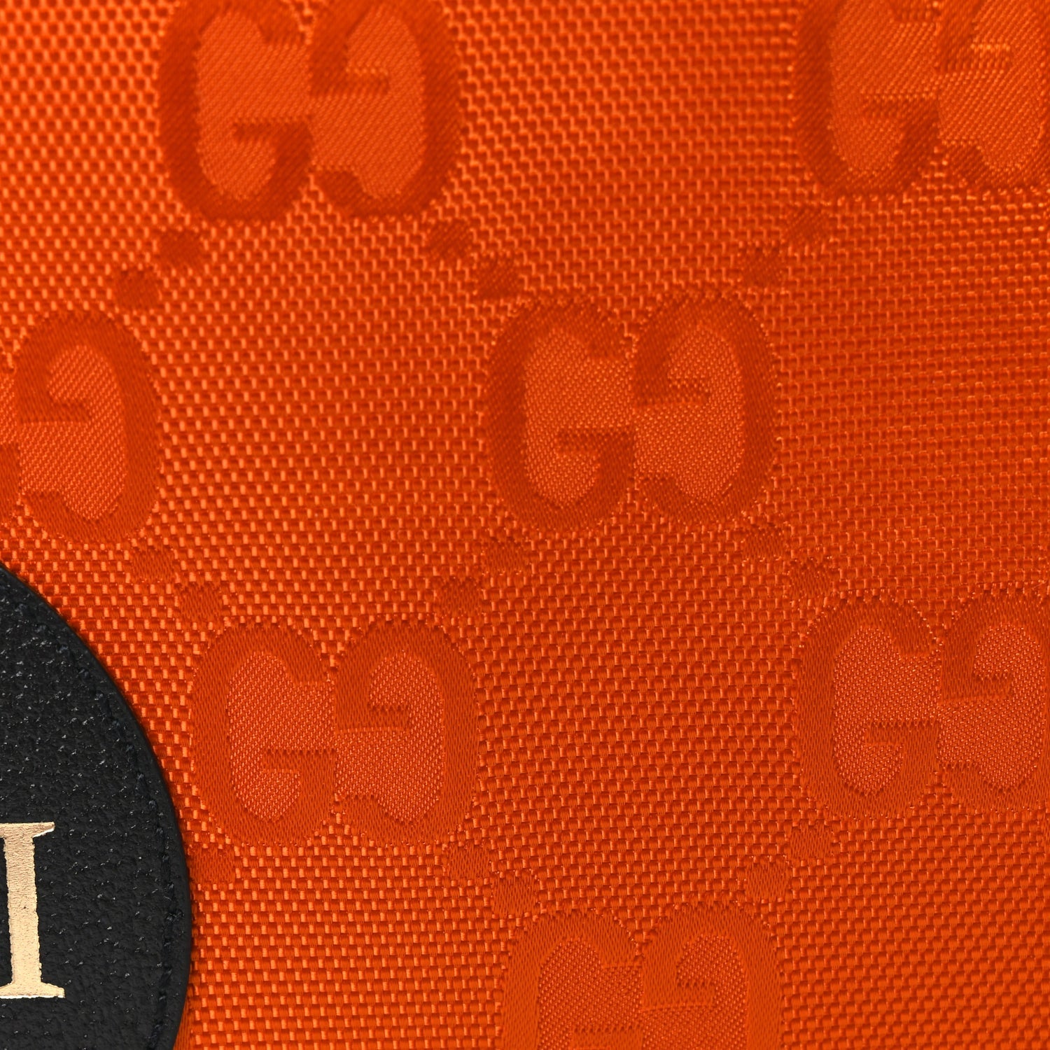 Gucci Econyl Nylon Monogram Off The Grid Zip Pouch Carrot Orange 9 of 9