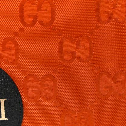 Gucci Econyl Nylon Monogram Off The Grid Zip Pouch Carrot Orange 9 of 9