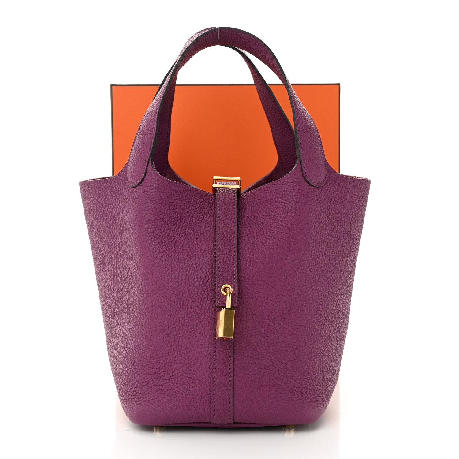 Hermes Taurillon Maurice Picotin Lock 18 PM Anemone 11 of 11